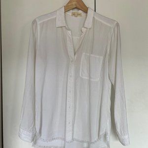 white cloth & stone long sleeve blouse